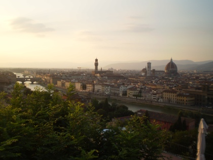 View from Piazzale Michelangelo at Sunset