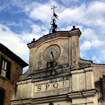 Gate of Prossedi on Piazza Umberto